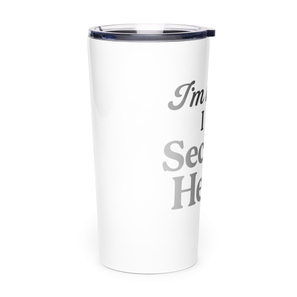 “I’m Not Fat, I’m Security Heavy” Unisex Cardi B Quote Tumbler - Image 5