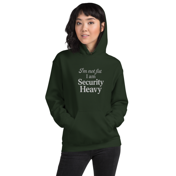 “I’m Not Fat, I’m Security Heavy” Unisex Cardi B Quote Hoodie - Image 33