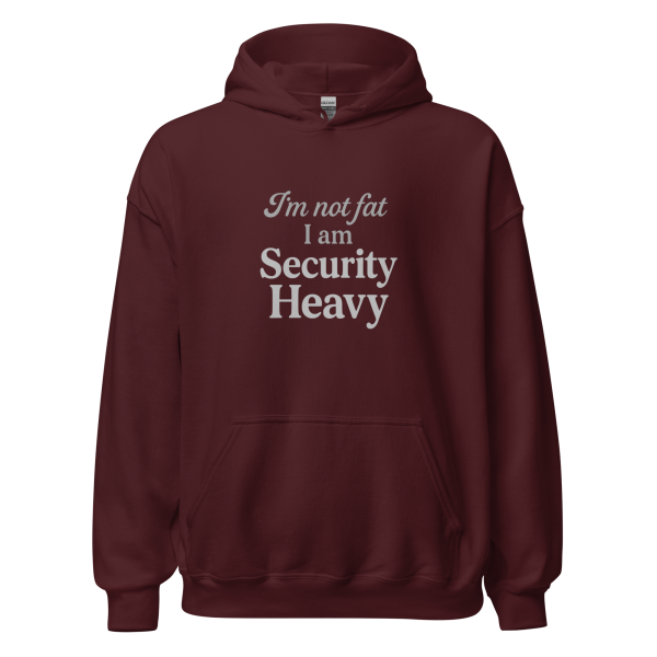 “I’m Not Fat, I’m Security Heavy” Unisex Cardi B Quote Hoodie - Image 4