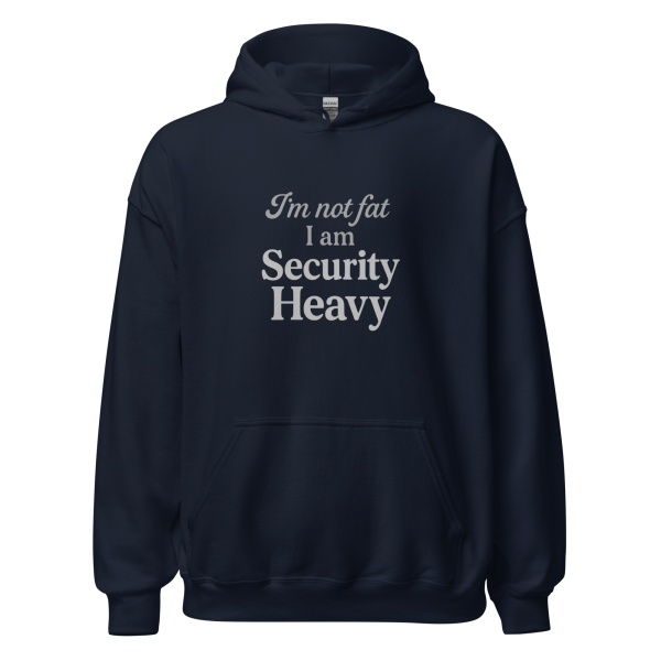 “I’m Not Fat, I’m Security Heavy” Unisex Cardi B Quote Hoodie - Image 3